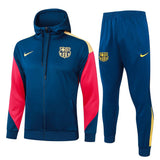 Barcelona Dark Blue and Red Design 1 Tracksuit
