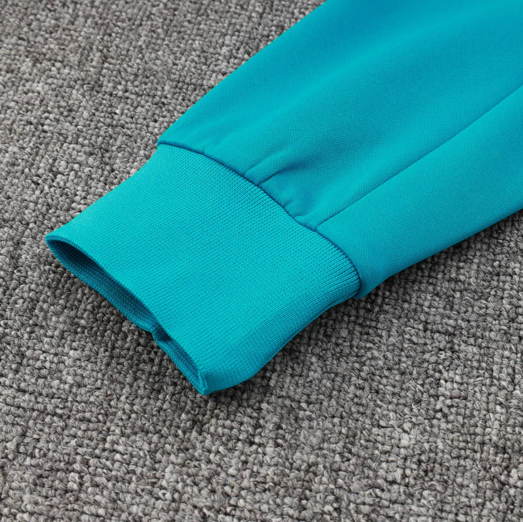 PSG Light Blue and Black Tracksuit