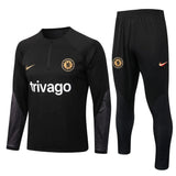 Chelsea Black Design 2 Tracksuit