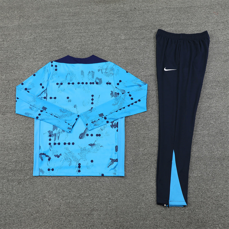 Chelsea Dark Blue and Light Blue Design 2 Tracksuit