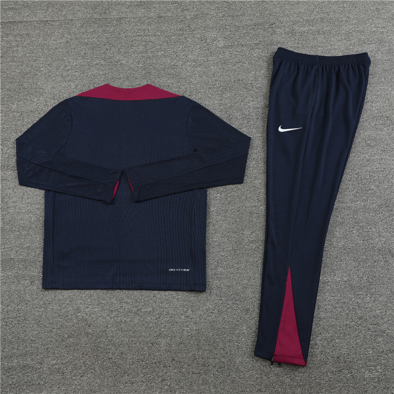 England Dark Blue and Red Design 2 Tracksuit