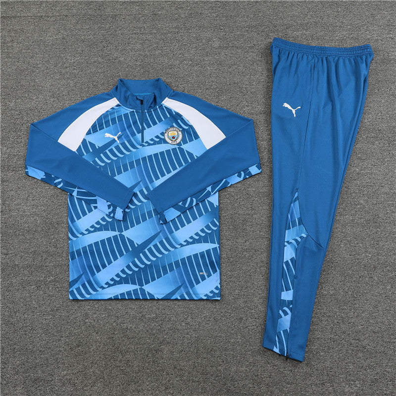 Manchester City Blue Design 2 Tracksuit