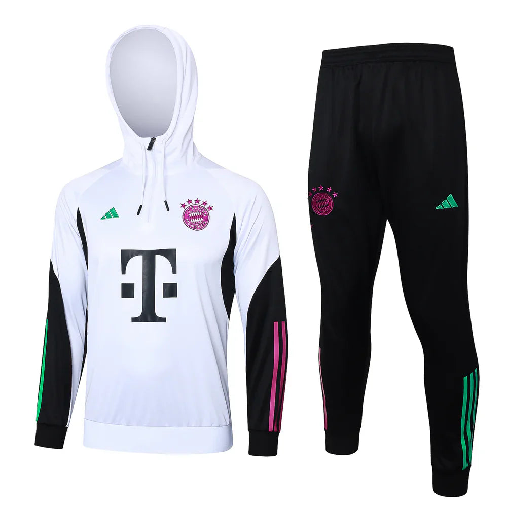 Bayern Munich Black and White Design 1 Tracksuit