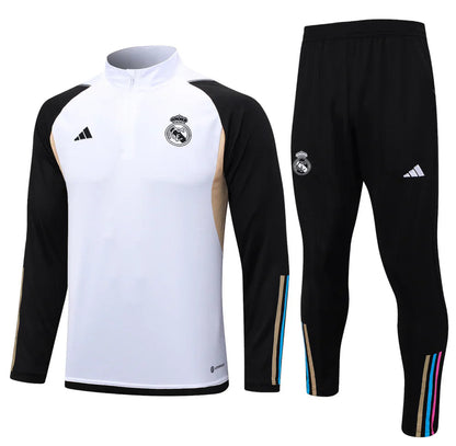 Real Madrid Black and White IV Tracksuit