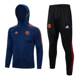 Manchester United Black and Dark Blue Tracksuit