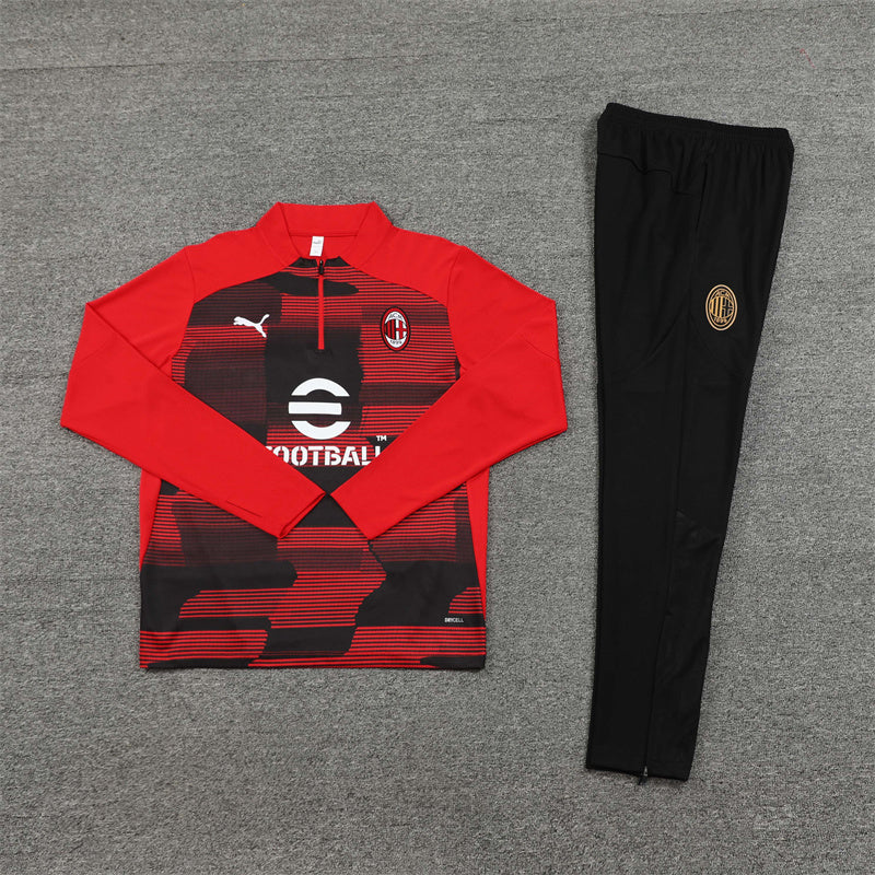 AC Milan Black and Red II Tracksuit