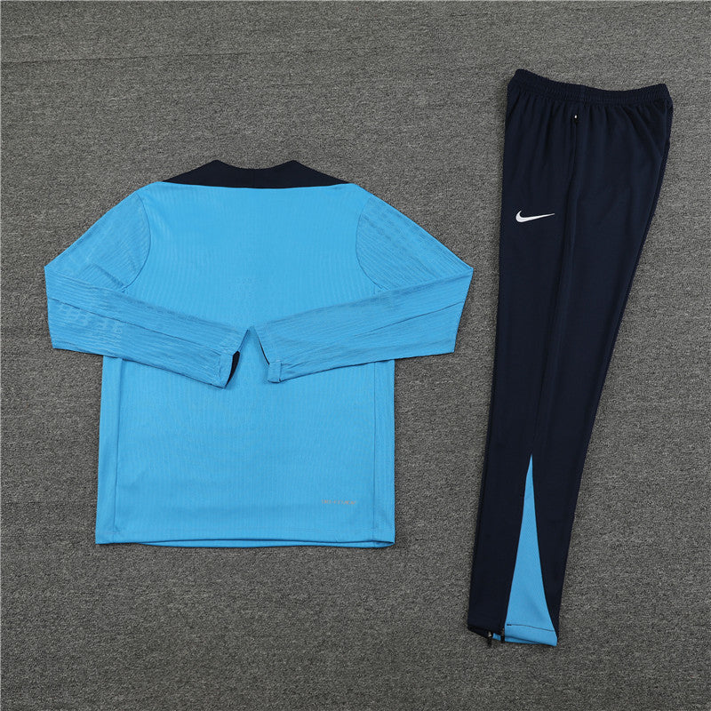 Chelsea Dark Blue and Light Blue Design 1 Tracksuit
