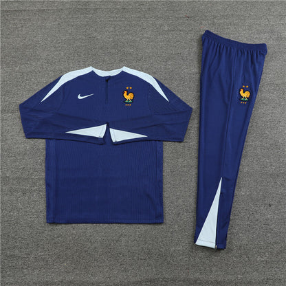 France Dark Blue Design 3 Tracksuit