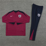 England Dark Blue and Dark Red Tracksuit