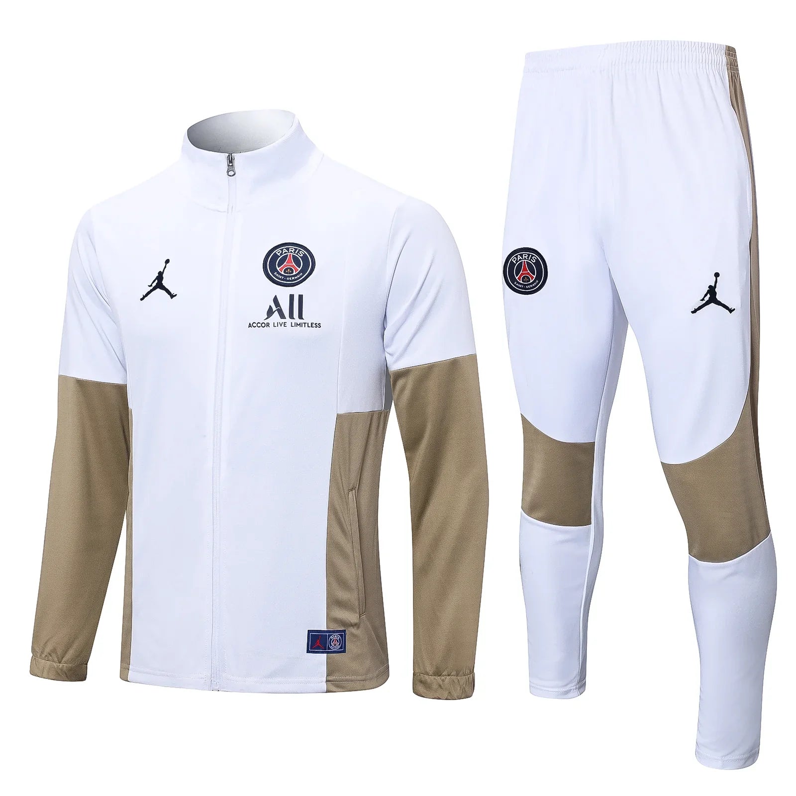 PSG White and Beige Tracksuit