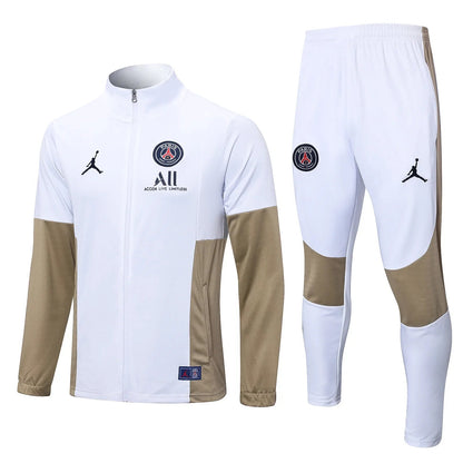 PSG White and Beige Tracksuit
