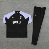 Tottenham Black Design 2 Tracksuit
