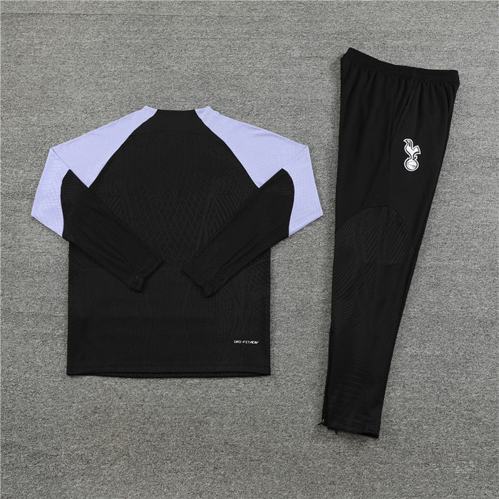 Tottenham Black Design 2 Tracksuit