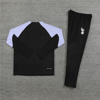 Tottenham Black Design 2 Tracksuit
