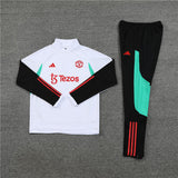 Manchester United Black and White Design 1 Tracksuit