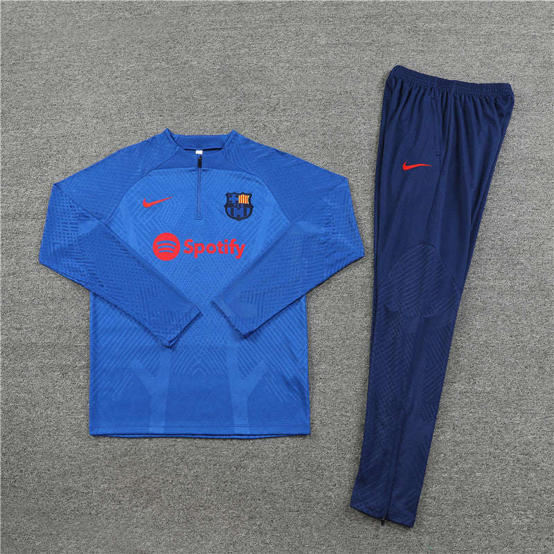 Barcelona Dark Blue and Blue Design 1 Tracksuit