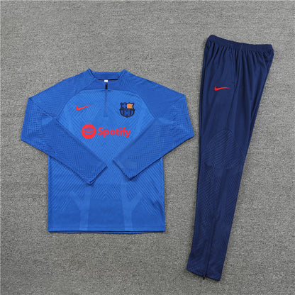 Barcelona Dark Blue and Blue Design 1 Tracksuit