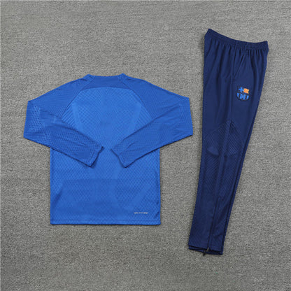 Barcelona Dark Blue and Blue Design 1 Tracksuit