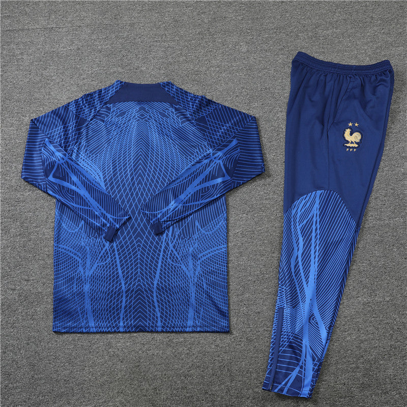 France Blue Design 1 Tracksuit