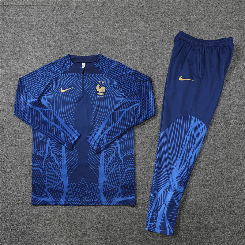 France Blue Design 1 Tracksuit