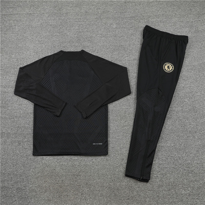 Chelsea Black Design 1 Tracksuit