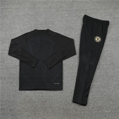 Chelsea Black Design 1 Tracksuit