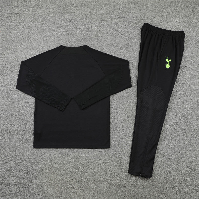Tottenham Black Design 1 Tracksuit