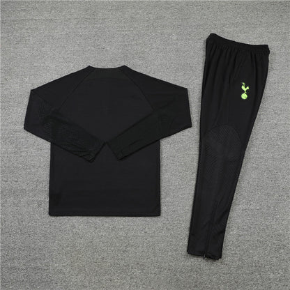 Tottenham Black Design 1 Tracksuit