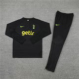 Tottenham Black Design 1 Tracksuit
