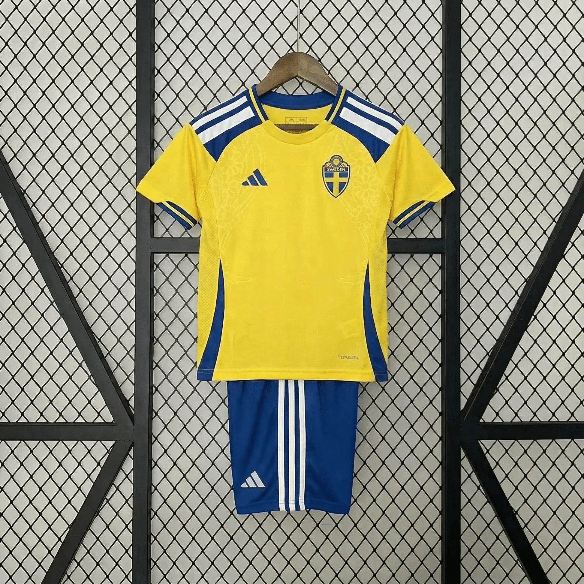 Sweden 2026 Home World Cup Kids Jersey