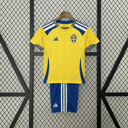Sweden 2026 Home World Cup Kids Jersey