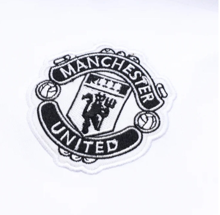 Manchester United Black and White Design 2 Tracksuit