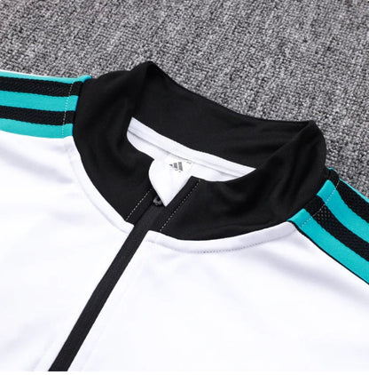 Manchester United Black and White Design 2 Tracksuit