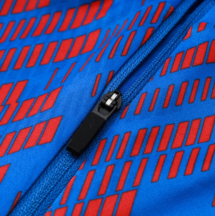 Barcelona Dark Blue and Blue Design 3 Tracksuit