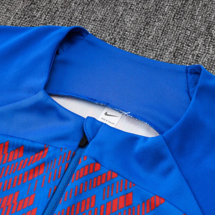 Barcelona Dark Blue and Blue Design 3 Tracksuit
