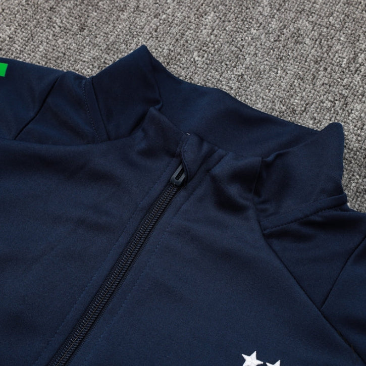 Italy Dark Blue V Tracksuit