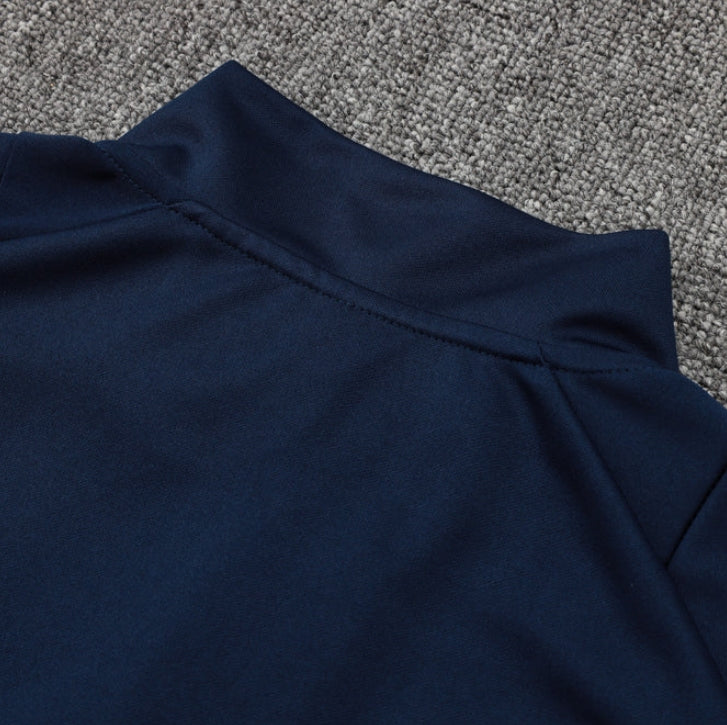 Italy Dark Blue V Tracksuit
