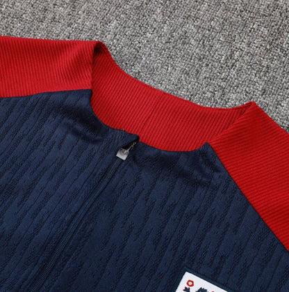 England Dark Blue and Red Design 1 Tracksuit