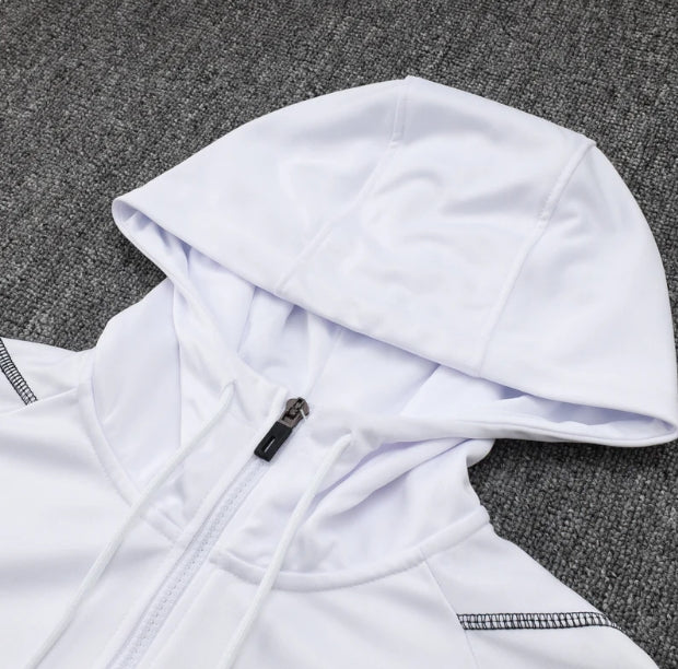 Manchester United White and Black Design 2 Tracksuit