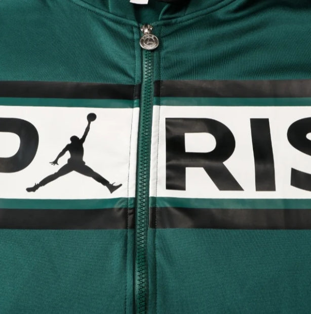 PSG Dark Green and White Design 1 Tracksuit