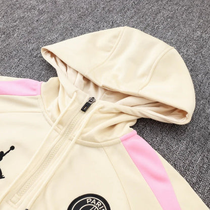 PSG Beige and Black Tracksuit
