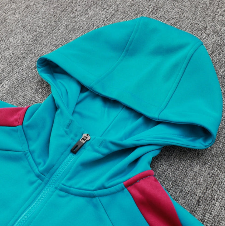 PSG 2024 Turqoise and Black Tracksuit