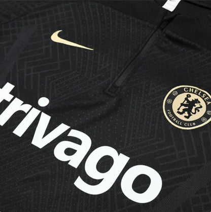 Chelsea Black Design 1 Tracksuit