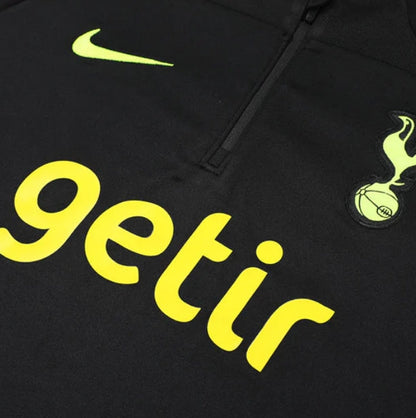 Tottenham Black Design 1 Tracksuit