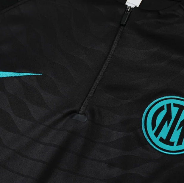 Inter Milan Black and Blue Design 1 Tracksuit
