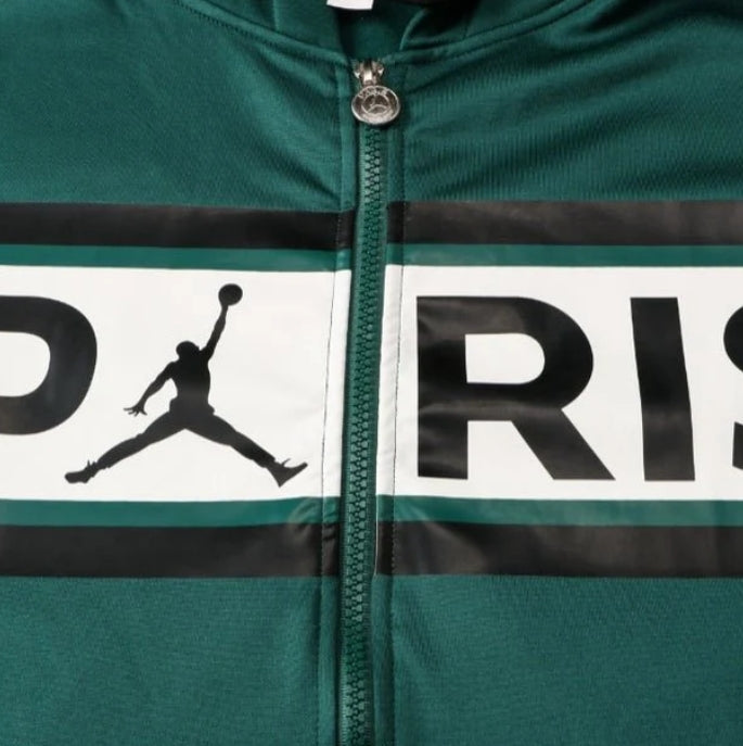 PSG Dark Green and White Design 2 Tracksuit