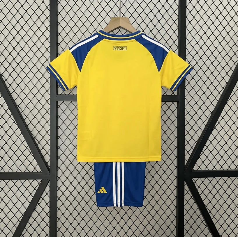 Sweden 2026 Home World Cup Kids Jersey