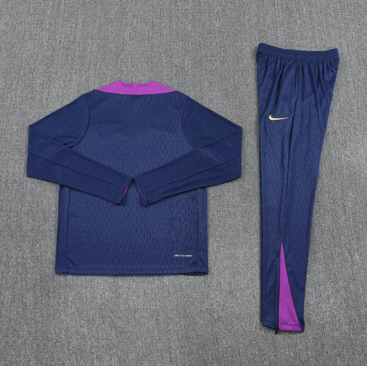 2025/2026 Barcelona Blue and Purple Design 2 Tracksuit