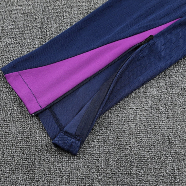 2025/2026 Barcelona Purple and Blue Design 2 Tracksuit
