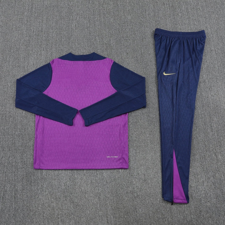 2025/2026 Barcelona Purple and Blue Design 2 Tracksuit